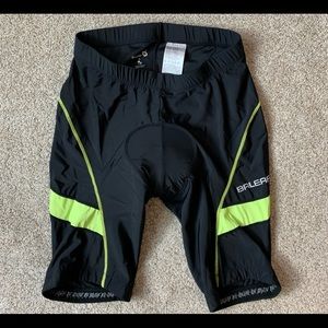 BALEAF Black & Neon CYCLING Padded BICYCLE SHORTS
